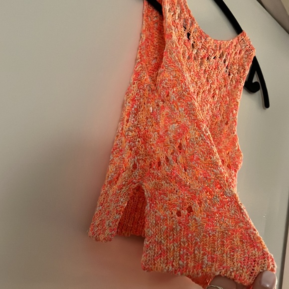 Boho cropped knit tank (Medium) - Picture 3 of 5